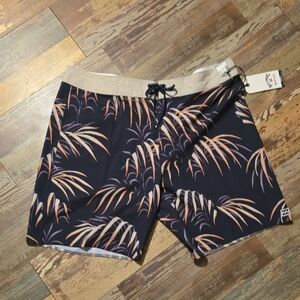 Billabong Sundays Pro Performance 19" Boardshorts Black Mens‎ Size 38 NWT